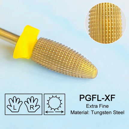 Nail Drill Bits Carbide Large Cone Electric Milling Cutter Gel Polish Remover Grinding Tools DIY Accessories Supplies