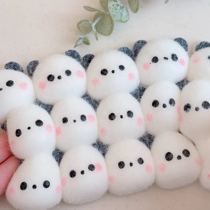 Cute Panda Head Squeeze Toy Relief Pressure Slow Rebound Panda Pinch Toys Stress Relief Decompression Toy Kids Adult Gift