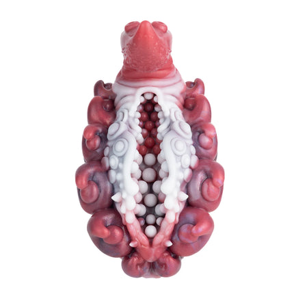 ORALSX Open Ended Male Masturbator 3D Texture Grinder Layered Nodules Stroker Pocket Pussy Adult Sex Toys For Man Penis Massage
