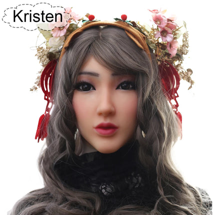 Realistic Female Mask Silicone Crossdresser Costumes Drag Queen Male to Female Crossdressing Realistic Bodysuit Skin