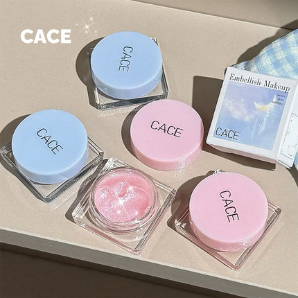 Diamond Sparkle Highlighter Cream Monochrome Shimmering Pearl Silver Face Contour Brighten Makeup Clear Glitter Flash Highlight