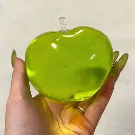 Green Apple Squeezing Fun Relieving Anger Plastic Slow Rebound Squeezing Toy Slow Rebound Stress Relieving Toy