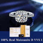 With Box / Moissanite Ring-2