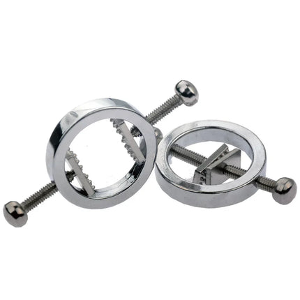 Stainless Steel Adjustable Nipple Clips Erotic Goods Nipple Stimulation Breast Bondage Restraint Bdsm Sex Toy for Woman