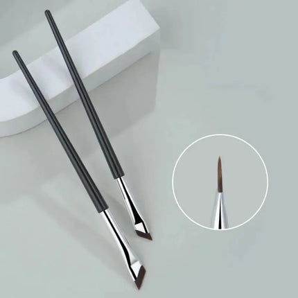 KSHBO The Upgrade Blade Eyeliner Brush Ultra Thin Fine Angle Flat Eyebrow Brush Under The Eyes Place Precise Detail Brush