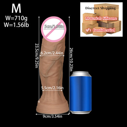 NEW Huge Realistic Dildos Silicone Layer Penis with Suction Cup Adult Sexy Toys for Woman Men Vagina Anal Massage Stimulator 18+