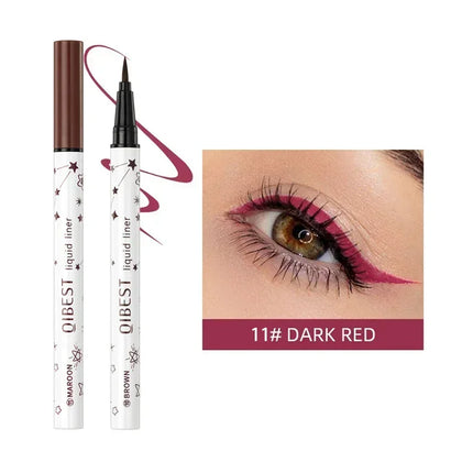 1Pc Quickily Drying Colorful Eyeliners Pencil Eyes Cosmetics Matte Liquid Eyeliners Waterproof Lasting White Sweatproof  Make Up