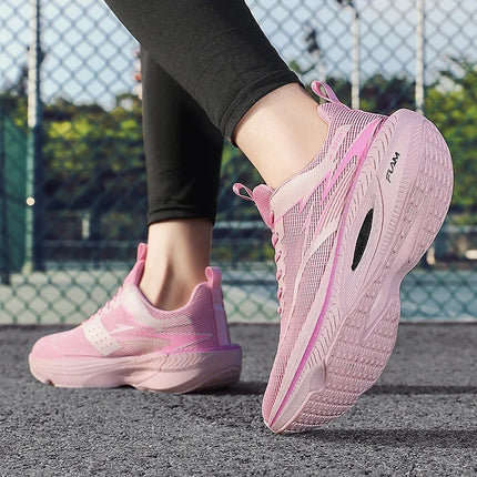 Sneakers Men Mesh Breathable Running Shoes Unisex Light Soft Thick Sole Hole Couple Shoes Athletic Sneakers Women Shoes Sport