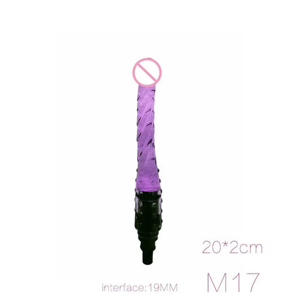 Masturbator Fascia Gun Adapter Attachements Massage Head to silicone Dildo Sex Toys for Women Vibrators Penis