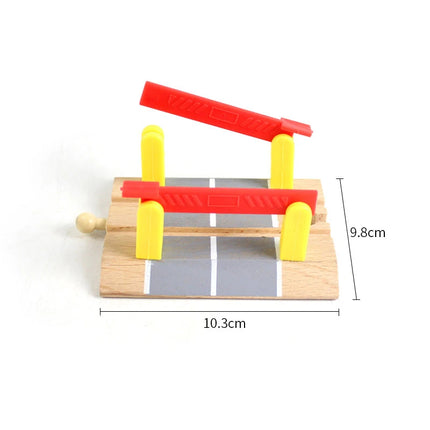 Wooden Track Accessories Beech Wood Railway Train Track Bridge Connector Toys Fit Thomas Wooden Train For Children Birthday Gift