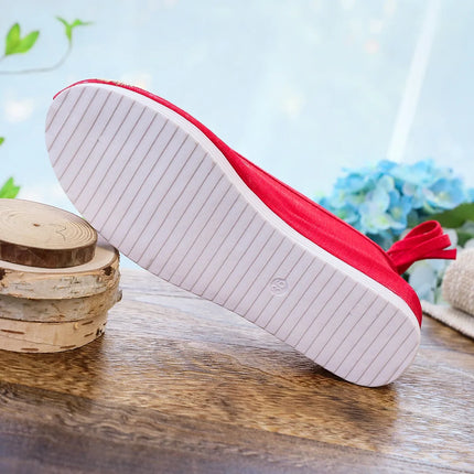 Chasing Moon Hot Sale Of The Season New Style Ming Dynasty Hanfu Shoes National Style Upturned Head Cotton Shoes Ancient Wedding
