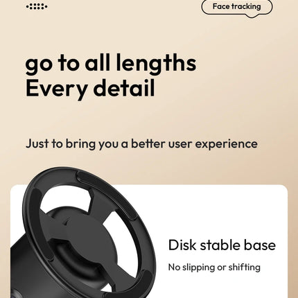 Smart Auto Tracking Phone Gimbal YT20 Foldable 360° Rotation Selfie Mount with Face/Object Tracking for Vlog/Live Stream