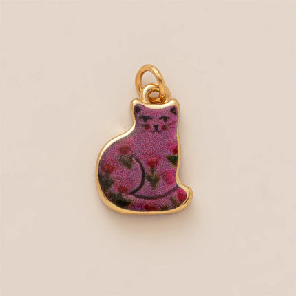New Love Flower Animal Series Pendant Sweet and Simple Style Necklace Gold Plated Color Preserved