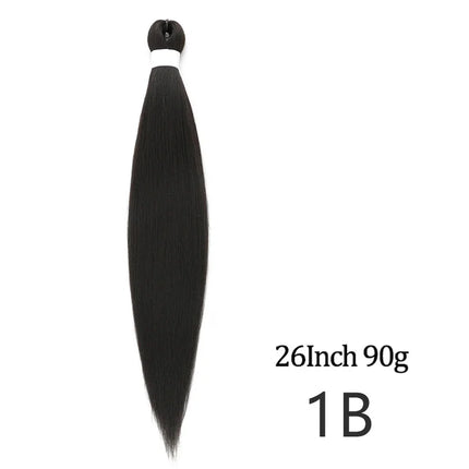 Pre-stretched long braided hair 26-inch crochet braided hair synthetic African Ombre giant Xpression braided hair