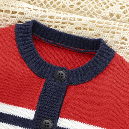 Winter Baby Sweaters Clothes Autumn Long Sleeve Button Up Infant Boys & Girls Outwear Jackets & Coats 1-3Y Children Knitwear Top