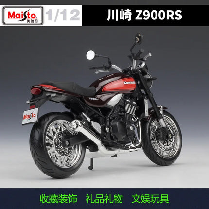 Maisto 1:12 Kawasaki Z900RS Cafe Die Cast Vehicles Collectible Hobbies Motorcycle Model Toys