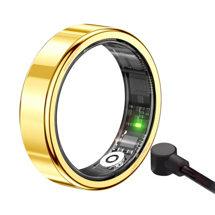 New Smart Ring Bluetooth 2026 Waterproof Lightweight Heart Rate& Blood Oxgyen & Sleep Monitoring Men Women Gifts 5ATM Waterproof