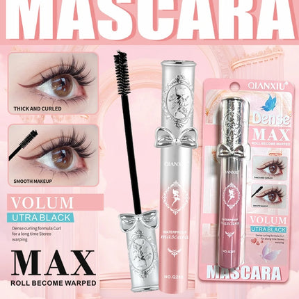 Cute, Curly, Long-lasting Mascara, Water-resistant and Non-dusting. Black Mascara.