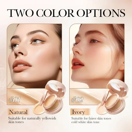 2 in 1 Double Layer Powder Cushion Clear Natural Lasting Brightening Sadoer Makeup Concealer Loose Powder Air Cushion BB Cream