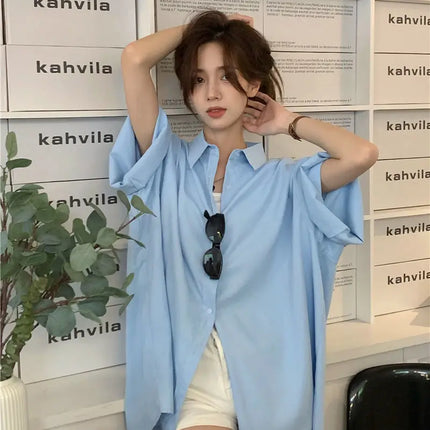 XEJ Elegant and Youthful Women's Blouses Oversize Shirts Women's Summer Clothing Spring 2022 Short-Sleeve Youth Blouses