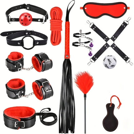 SM Bondage Set, Sex Toys, Extreme Sex, BDSM Bondage Sex Set, Couples Erotic Toys, SM Sex Toys with Handcuffs, Ankle Mask