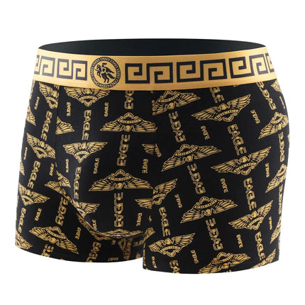 8 Piece Men's Underwear Set Soft Comfortable High Quality Men's Boxer Briefs Panties Black Gold Domineering Selling Men's Pants