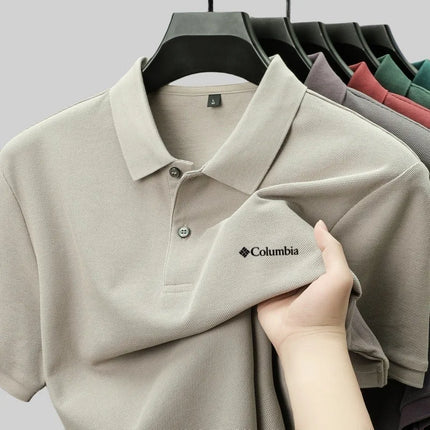 Summer Men's  Luxury Short SleevePrint  Polo Shirt Exquisite   Casual Comfortable T-Shirt Design