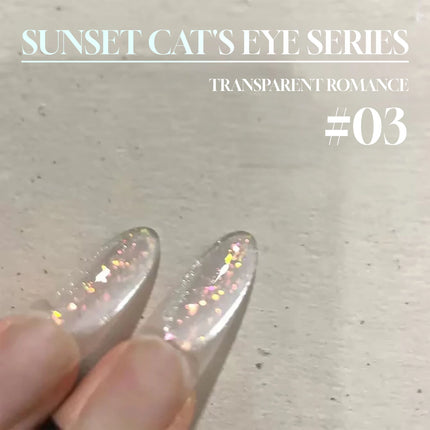 MIANEL 12ML 2026 New Tyndall Cat Eye Gel Nail Polish Flash Whitening Small Light Bulb Crystal Nail Polish Pink Nails 1-5pcs