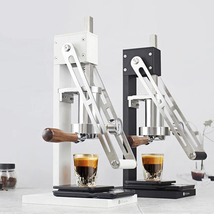 Hand Press Coffee Machine Manual Espresso Extraction Variable Pressure Lever Coffee Maker Preheating Warming Cup Function