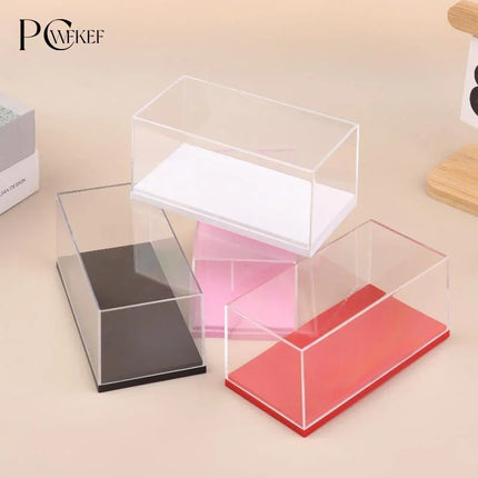 1Pcs Transparent Acrylic Storage Box Practical 1/43 Diecast Model Car Display Box DIY Dustproof Display Rack Toy