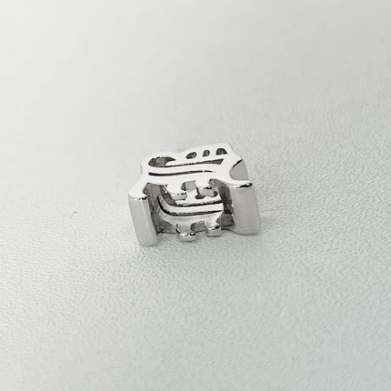 Unique Real 925 Sterling Silver Old English Letter A-Z Initial Charm Pendant For Women Girls Men Spiriti Jewelry Gift For Friend