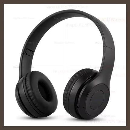 Wireless Bluetooth Headphones Head Mounted P47 Foldable Bass Sport Earphones Universal for Mobile Computer PC Gaming Running Gym