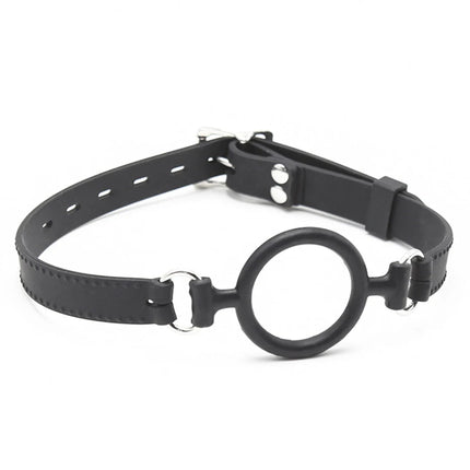 LILUPLAY Silicone Oral Sex Ring with Open Mouth Gag Flirt Bondage Balls Adult Game Erotic BDSM Toys for Couples O-Ring