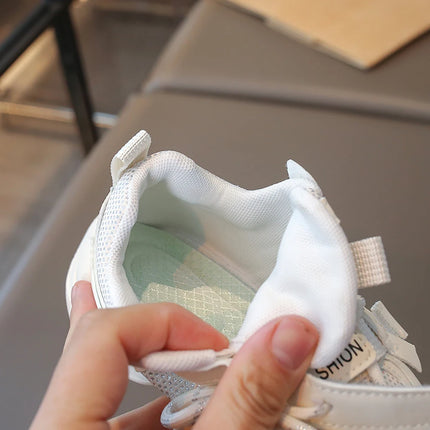 PU Leather Children's Sport Shoes Lightweight Breathable Kid's Sneakers Trend Fashion Boy's Girl's Running Shoes Children Shoes