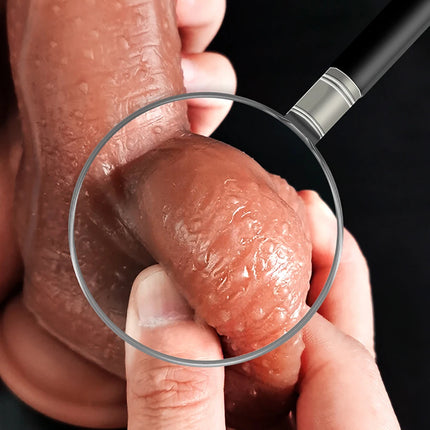 Realistic Dildo Sliding Foreskin Soft Silicone Penis G-Spot Stimulation Testis Huge Dick Suction Cup Dildos Sex Toy For Women Gay