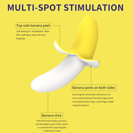12 Frequency Rechargeable Silicone Banana Vibrators Adult Orgasm Stimulator Masturbator Sex toys for Women Gay Vagina Anus Toys