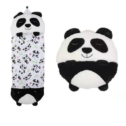 Children's Cartoon Sleeping Bag Kids Animal Soft Lazy Sleepsacks Baby Plush Doll Pillow Sleep Sack for Boys Girls Birthday Gift