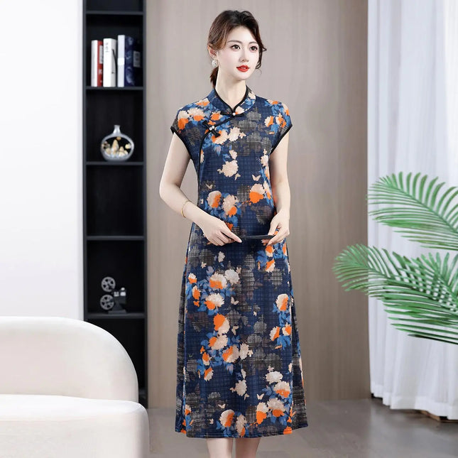 Fashion Clothes Vintage Dress for Women Clothing Streetwear Traditional Chinese Clothing Cheongsams Chinese Qipao Ethnic Style