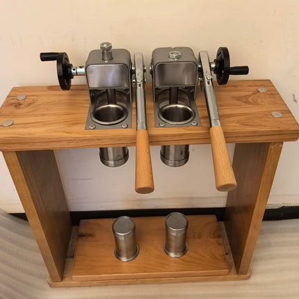 Double - Head 6 - Barrel Mont Blanc Ice Cream Machine Matcha Noodles Machine Mont Ice Cream Tool Noodle Press