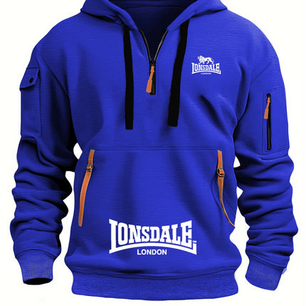 Sudadera Holgada Con Capucha Para Hombre, Sudadera Informal Con Múltiples Bolsillos, Moda Otoño-Invierno, Sudadera Holgada Con C