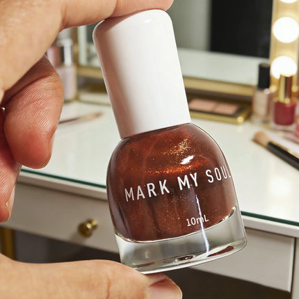 S167 Tan 10ml No  Bake Cat Eye Nail Polish quick  drying long  lasting non  peelable oily with fragrance No need for a lamp