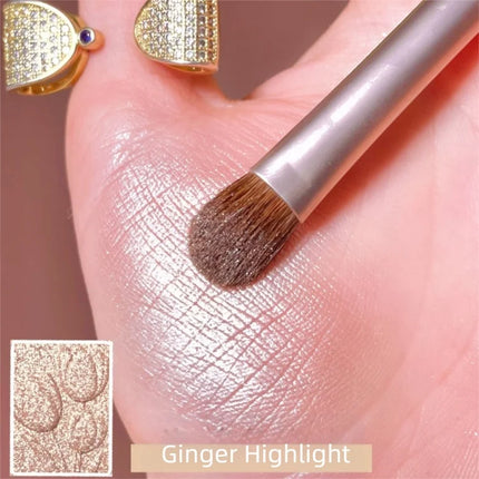 Pearl Matte Waterproof Eye Shadow Palette Blush Glitter Highlighter All In One Embossed Angel Face Contour Makeup Collection