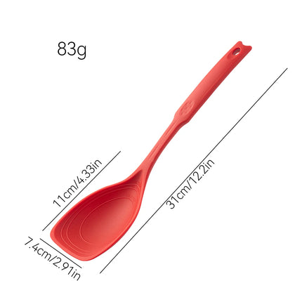 Multi-functional Silicone Spatula Spoon Cooking Tools Soup Spoon Household Reusable Non-stick Stir-Fry Spatula Kitchen Supplies