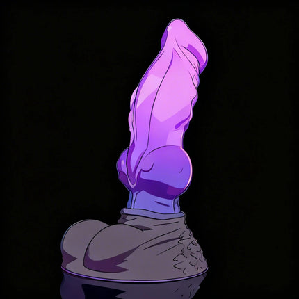 YOCY Fantasy Anal Plug Liquid Silicone Huge Dildo Big Buttplug with Suction Cup G-spot Vagina/Prostate Masturbation Sex Toy