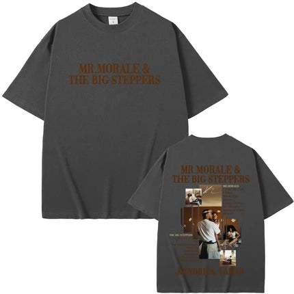 Kendrick Lamar Mr Morale & The Big Steppers T-shirt Men's Hip Hop Fashion Pop Music T Shirt Women Casual Cotton Vintage T-shirts