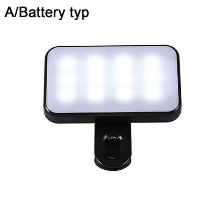 Upgrade Portable Mini Selfie Fill Light Rechargeable 3 Modes Adjustable Brightness Clip On For Mobile Phone Make Up Computer Fil