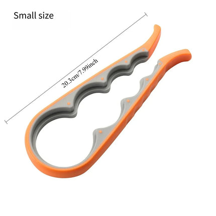 1PC 4-in-1 Multi-Function Non-Slip Kitchen Bottle Opener Twist Can Opener Labor-Saving Bottle Lid Opener for Easy Home Use