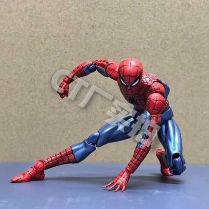 Ct Toys Spiderman Figure Mafex 075 The Anazing Spider-Man Comic Ver Mafex 185 Anime Action Figure  Model Doll Customized Toys