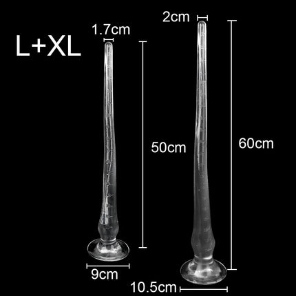 30-60cm Long Anal Plug For Women Vaginal Toys Men Butt Dilator Slim Dildos Female Masturbator Erotic Products Sex Whips Adults