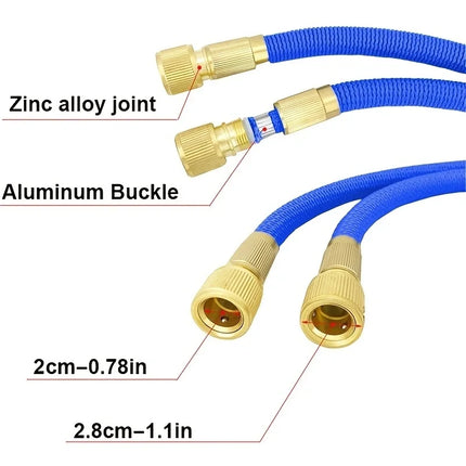 Magic Watering Hose Flexible Expandable Garden Hose Reels Water Hose Pipe Car Wash Hose Quick Connector With 25ft-150ft